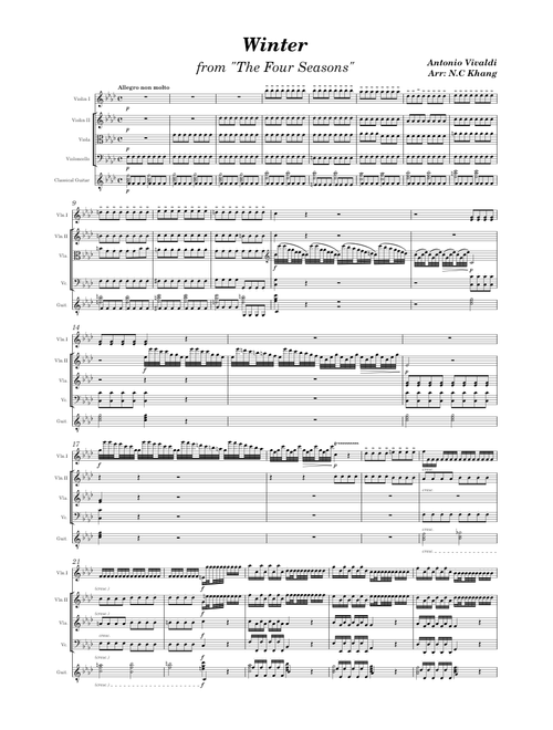 Winter (The Four Seasons) – A. Vivaldi