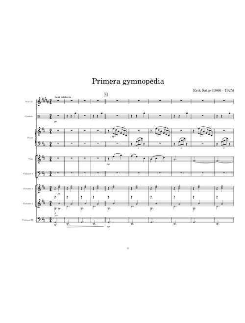 Gymnopédie No.1 – Erik Satie