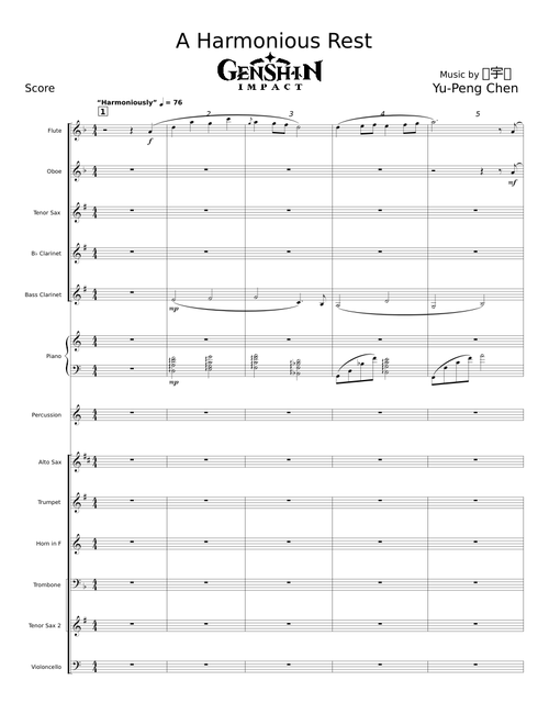 A Harmonious Rest – Yu-Peng Chen