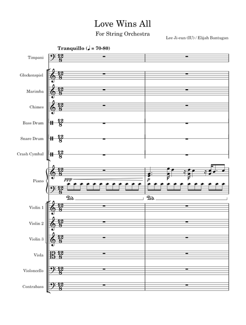 Love Wins All - String Orchestra Version