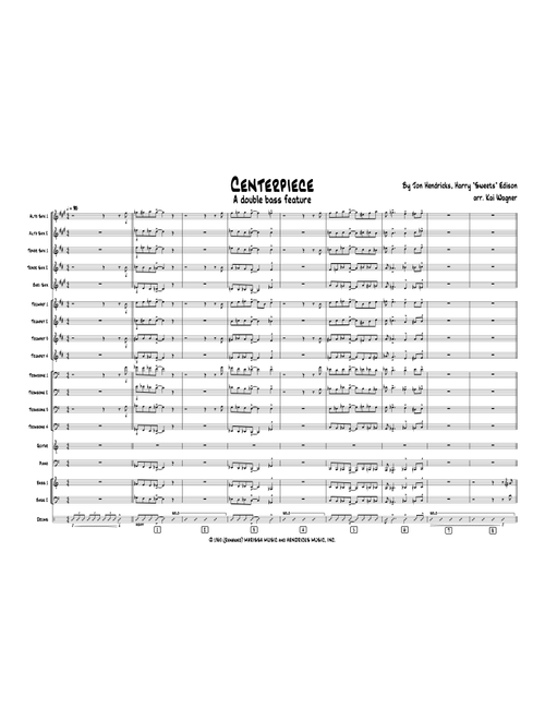 Centerpiece (Arr. Kai Wagner) - Harry "Sweets" Edison (Jazz Ensemble)