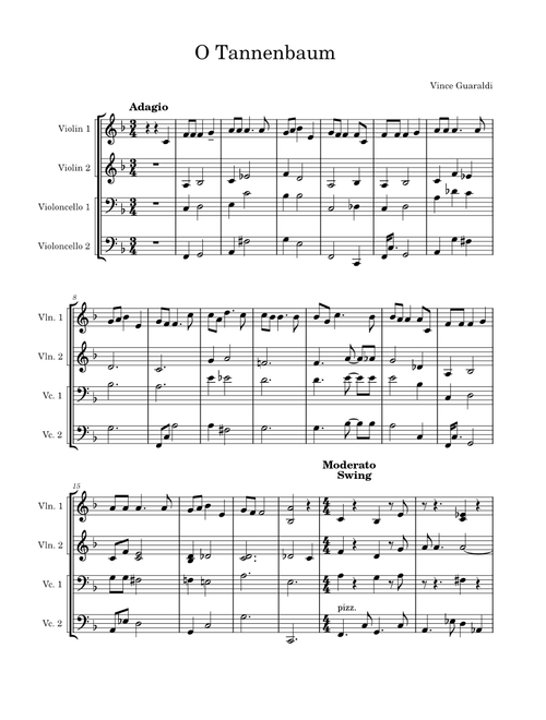 O tannenbaum – Vince Guaraldi O Tannenbaum