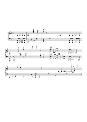 Verdi, Il Trovatore: Stride la vampa Sheet Music for Piano, Flute