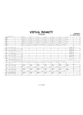Virtual Insanity - Jamiroquai Sheet Music and Tab with Chords for