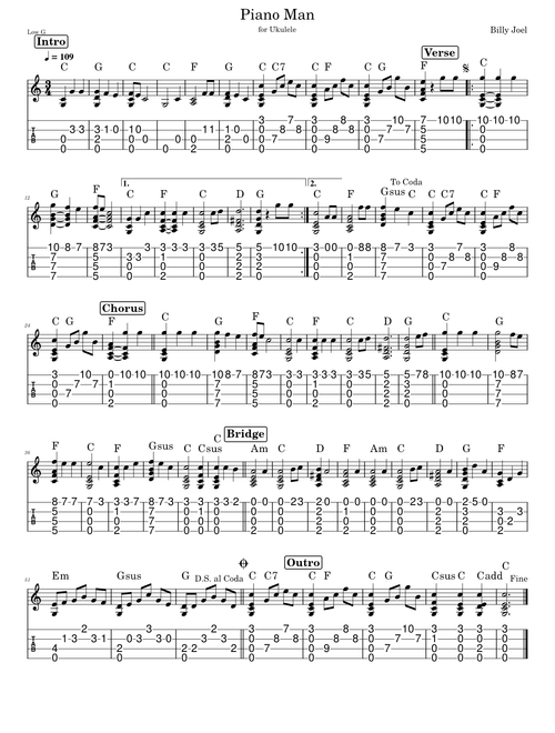 Piano Man - Billy Joel