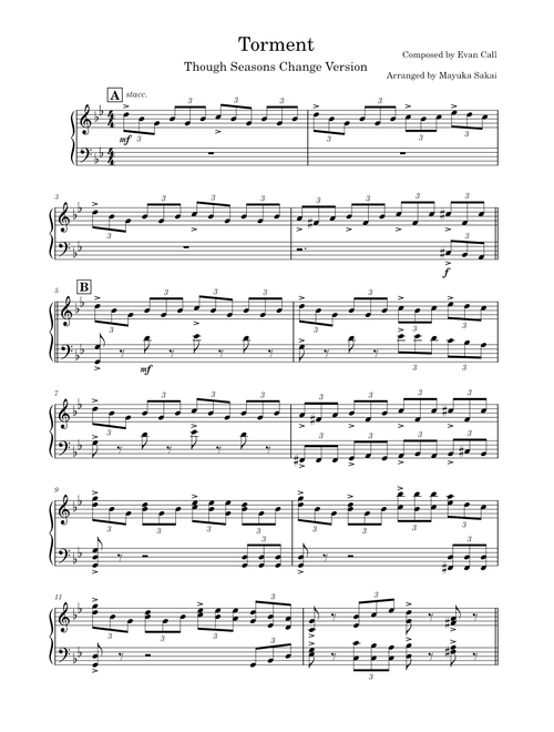 Though Seasons Change ~Violet Evergarden Piano Memories