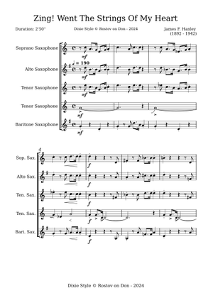 Zing! Went The Strings Of My Heart Sheet Music for Tuba