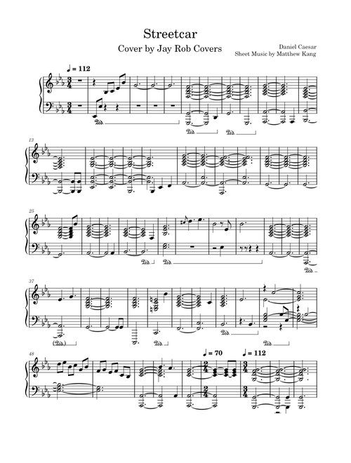 Streetcar (Piano Accompaniment)