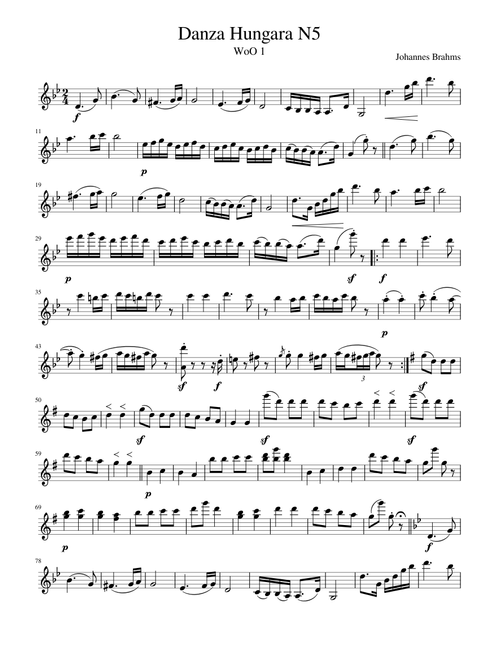 Danza Hungara N5