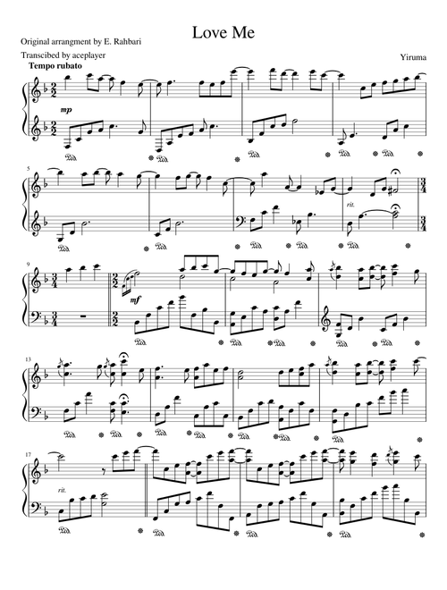 Yiruma - Love Me