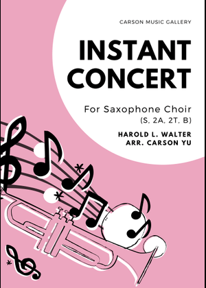 Instant Concert – Harold L. Walters Sheet Music for Trombone