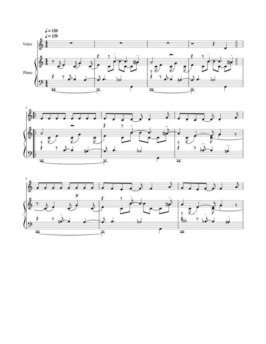 Company Another Hundred People Sheet Music for Piano, Vocals (Piano