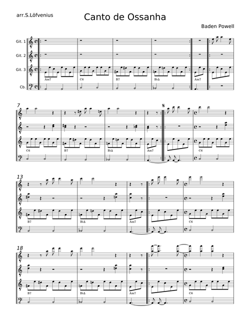 Canto de ossanha - Baden Powell