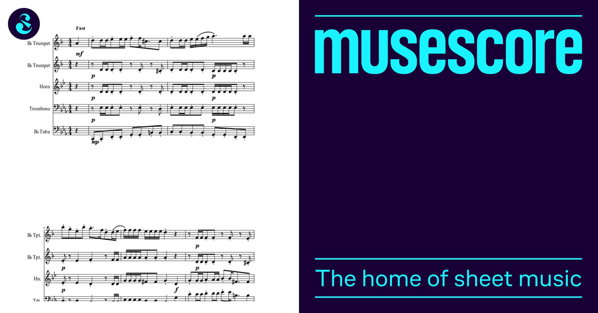 Three Brass Cats » Sheet Music for Brass Ensemble