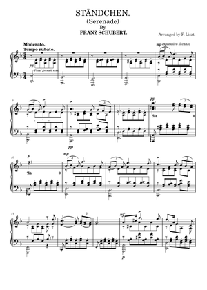 Serenade - Franz Schubert Sheet Music for Cornet (Solo