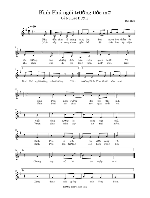 Bình Phú ngôi trường ước mơ