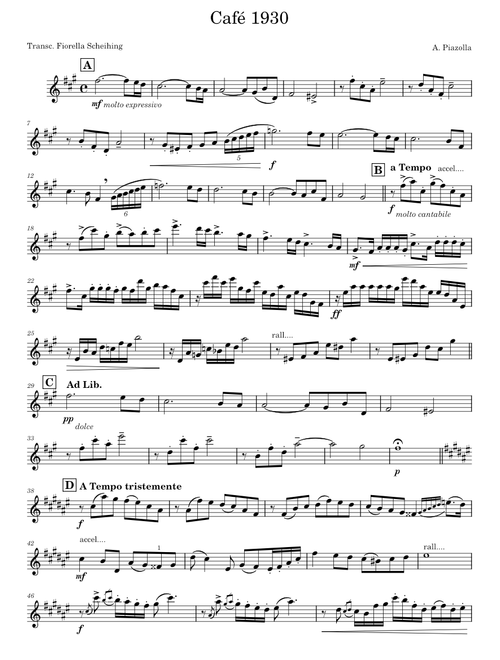 Café 1930 – Astor Piazzolla