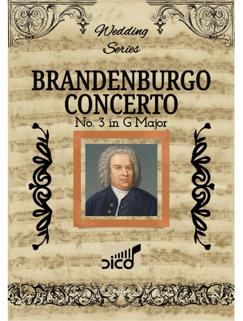 Brandenburgo Concerto No. 3 in G Major (Arr. Dico) - Johann Sebastian Bach (Small Ensemble)