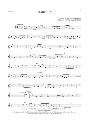 Play Official version of Stardust Sheet Music by Hoagy Carmichael