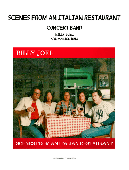 SCENES FROM AN ITALIAN RESTAURANT - Billy Joel - Concert Band
