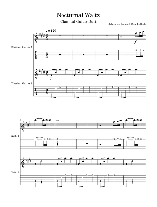 Nocturnal waltz – Johannes Bornlof