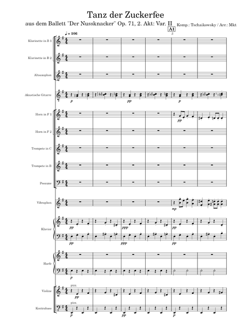 Dance of the Sugar Plum Fairy – Pyotr Ilyich Tchaikovsky "Tanz der Zuckerfee" aus dem Ballett "Der Nussknacker"