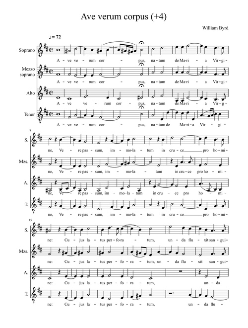 Ave verum corpus_Byrd
