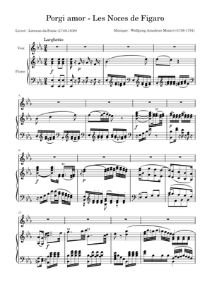 W. A. Mozart - Marriage of Figaro (for piano solo) Sheet Music for