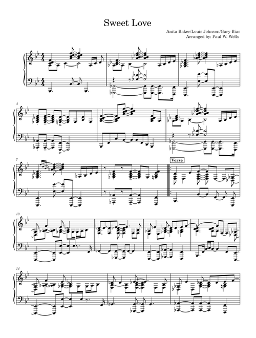 Sweet Love – Anita Baker (Corrected)