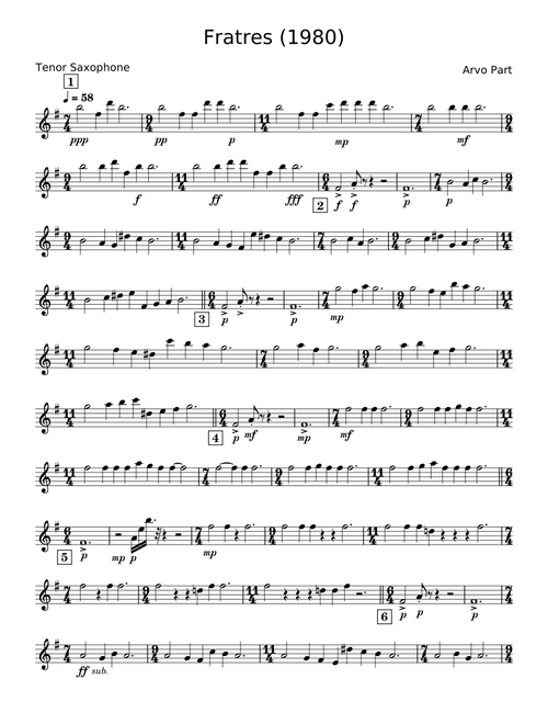 Fratres - Arvo Pärt