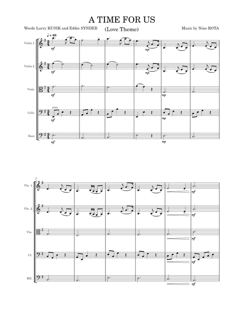 A Time For Us - Nino Rota