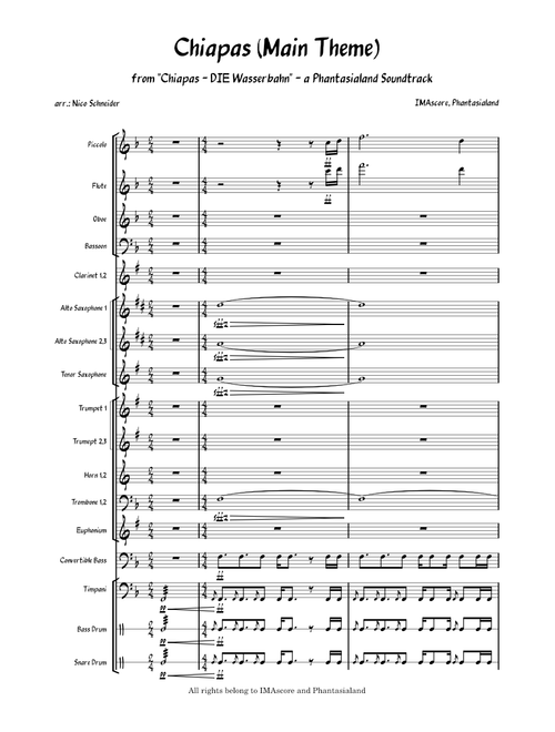 Chiapas Theme – IMAscore (for Concertband)