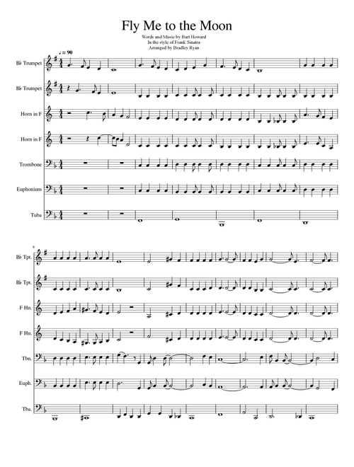 Fly Me To The Moon (in Other Words) (Arr. Bradley Ryan) - Tony Bennett (Brass Ensemble)