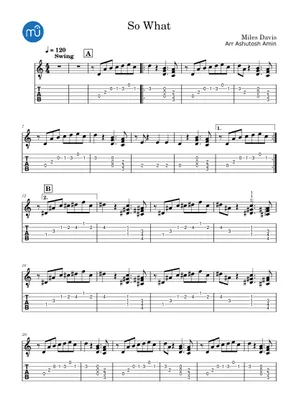 So what - Miles Davis Sheet music for Piano (Solo So what - Miles Davis Sheet music for Piano (Solo