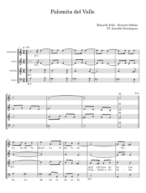 Palomita del Valle - Eduardo Falú