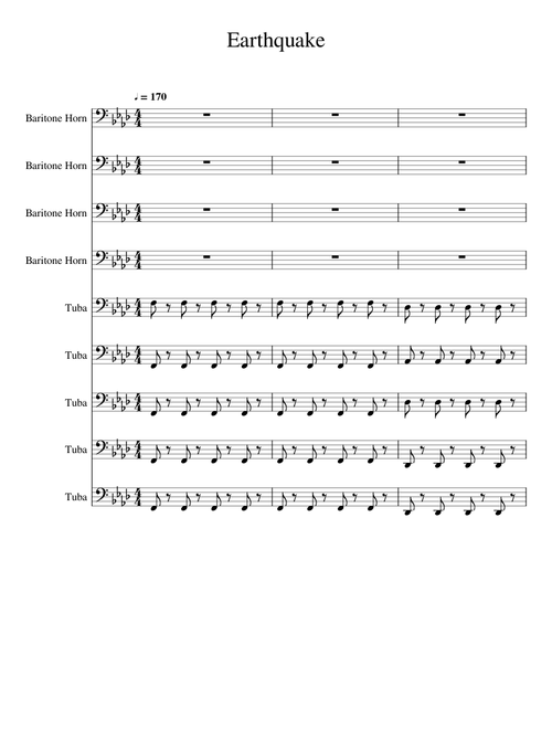 Earthquake Full Low Brass
