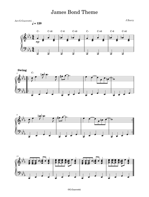 The James Bond Theme – John Barry