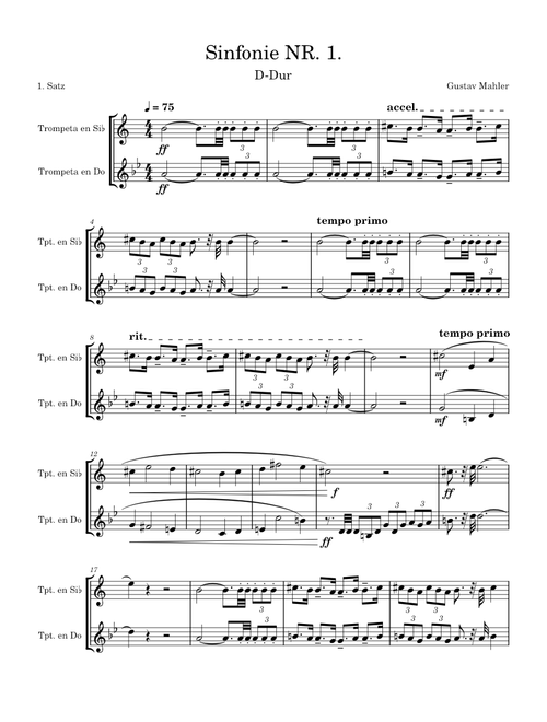 Symphony No. 1 in D Major ("Titan") – Gustav Mahler