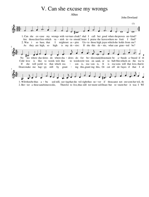 John Dowland - V. Can she excuse my wrongs