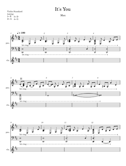 IT'S YOU - Max Reger