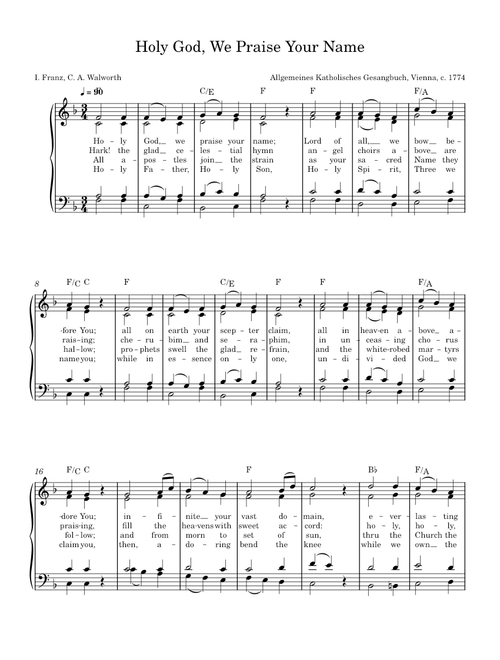 Holy God, We Praise Your Name – SDA Hymns