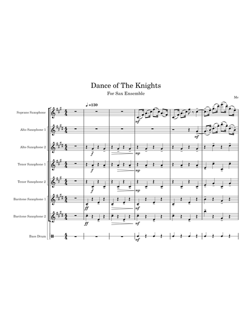 Dance of the Knights – Sergei Prokofiev