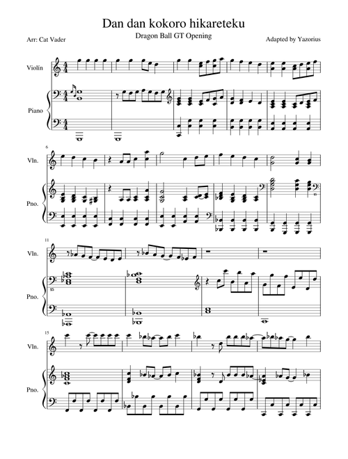 Dan dan kokoro (DBGT theme)
