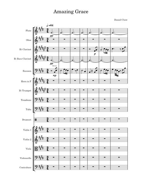 Amazing Grace – Daniel Chow Amazing Grace