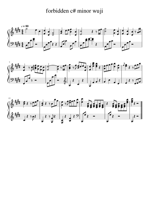 forbidden c# minor wuji (无羁)