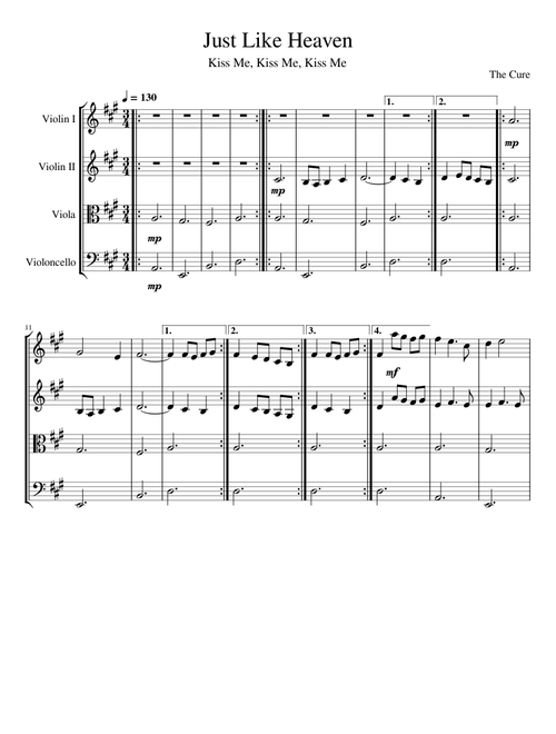 Just like heaven – Vitamin String Quartet