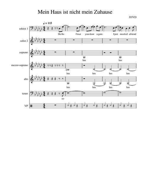 My house is my home A cappella