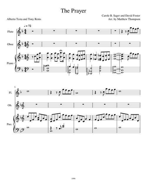 The Prayer duet
