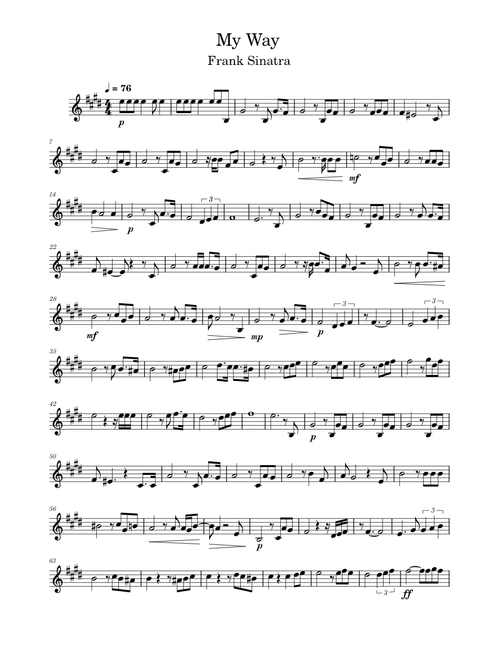 My way – Frank Sinatra