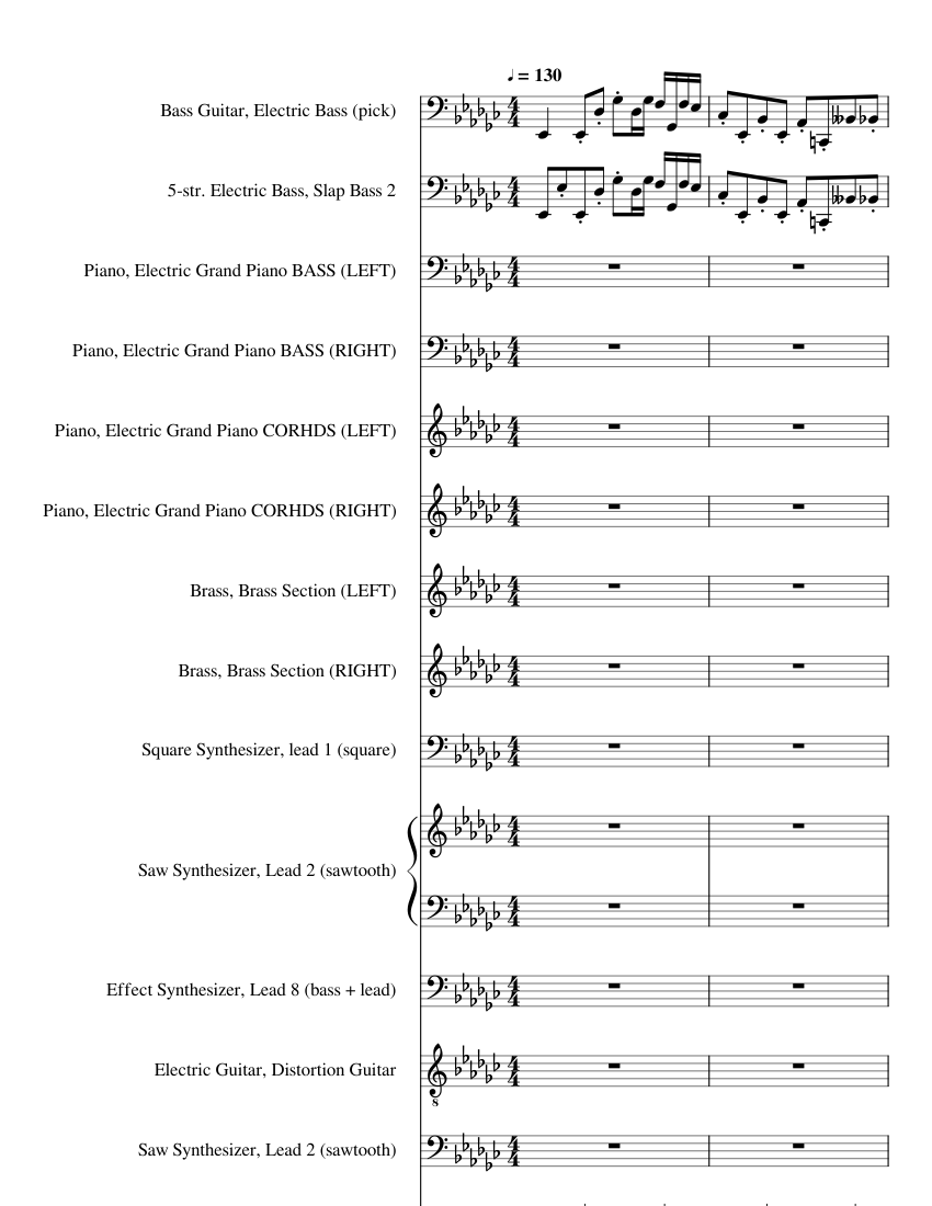 Baldi's Basics (You're Mine) -Original Song By DAGames Sheet Music for ...